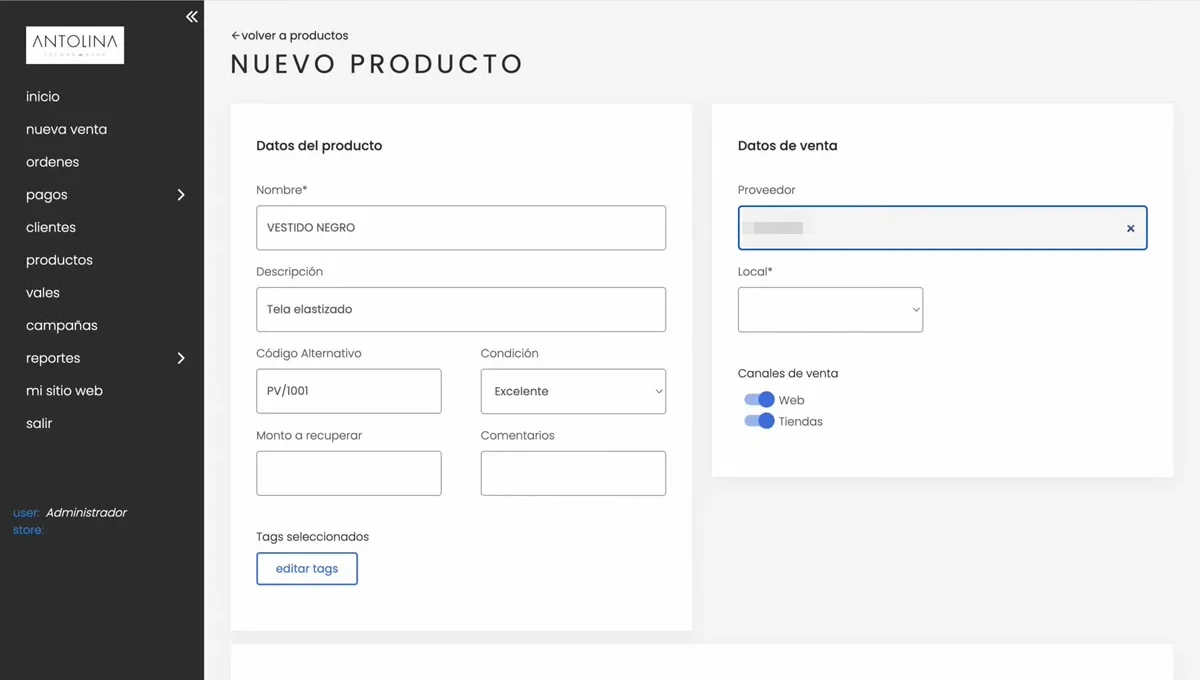 Buscador de proveedor